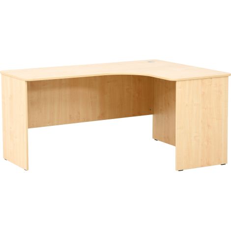 Birou de colt stanga, pentru profesor, invatator, culoare artar, 160 x 120 x 76 cm - imagine 7